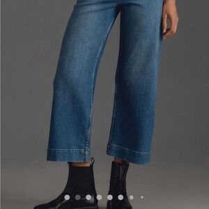 ANTHROPOLOGIE Colette High Rise Wide Leg Jeans 32